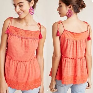 Anthropologie April Tied Top size Large
